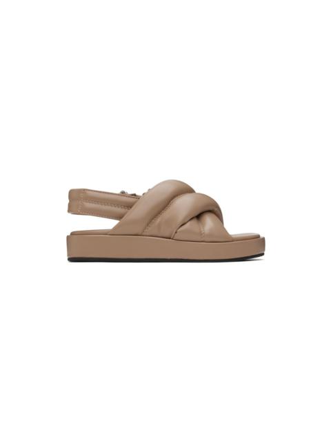 STAND STUDIO Taupe Spencer Sandals