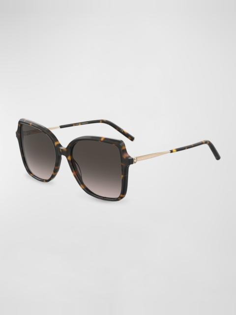 CAROLINA HERRERA Embellished Acetate & Metal Butterfly Sunglasses