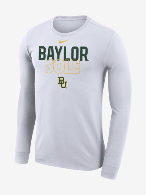 Baylor Legend Nike Men's Dri-FIT College Long-Sleeve T-Shirt