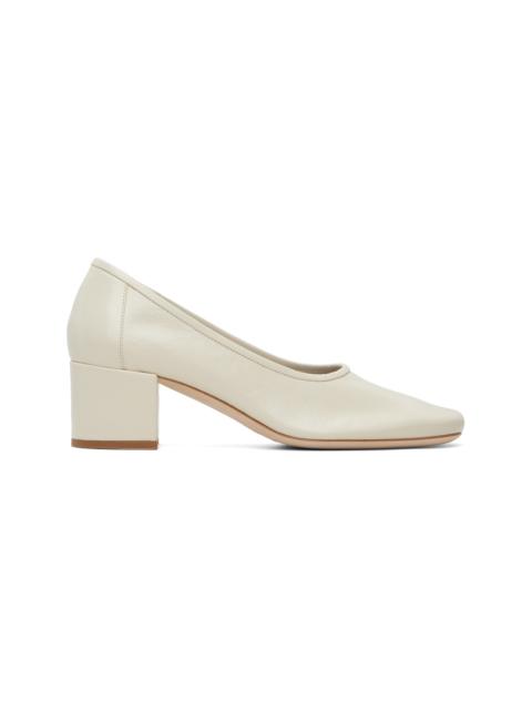 BY FAR White Prudence 45 Heels