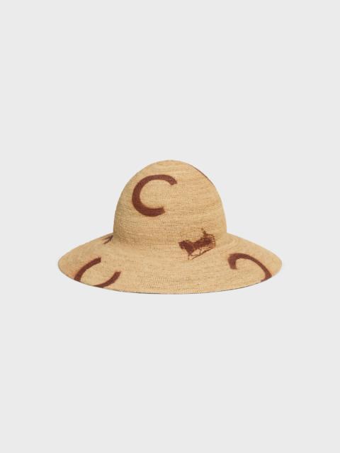 CELINE hat IN raffia