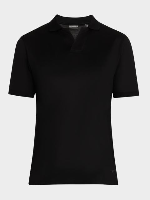 Men's Johnny Collar Polo Shirt