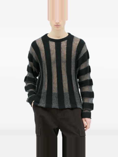 BRAIN DEAD Fuzzy Threadbare sweater