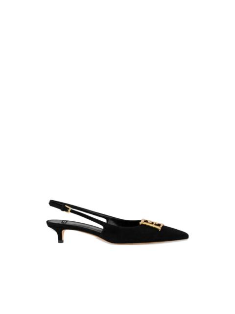 ELISABETTA FRANCHI suede slingback pumps