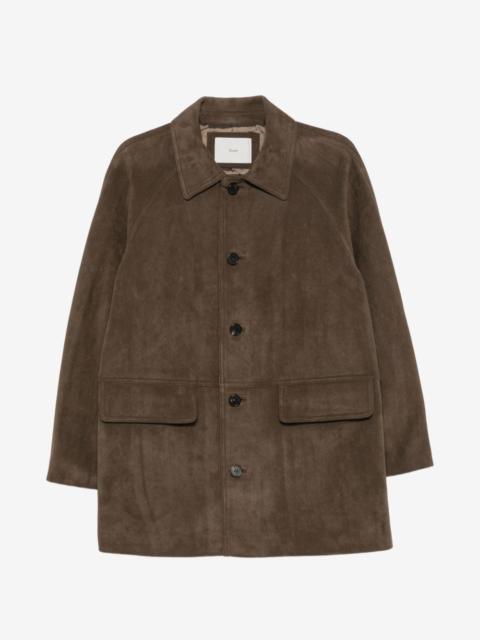 Dunst raglan-sleeve button-up coat
