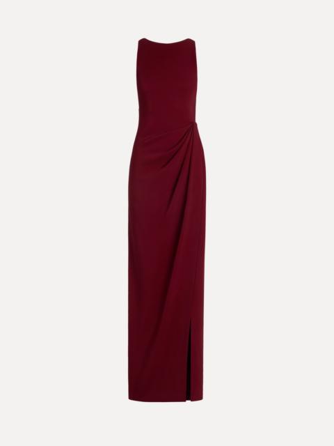 Oscar de la Renta DRAPE-DETAILED CADY GOWN