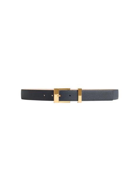 KHAITE Manhattan Belt - Gold (30Mm) black