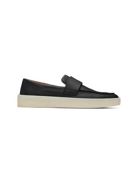 BOSS Black Leather Loafers