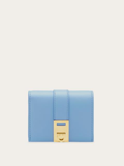 FERRAGAMO Hug compact wallet