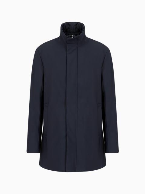 EMPORIO ARMANI Nylon trench coat with removable gilet