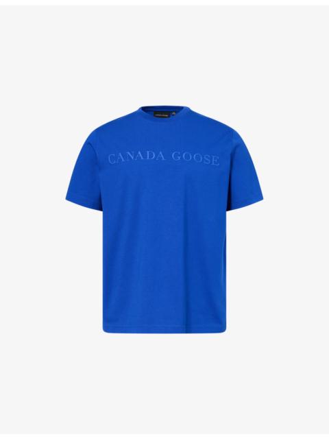 Canada Goose Vantage Logo-Embroidered Cotton-Jersey T-Shirt