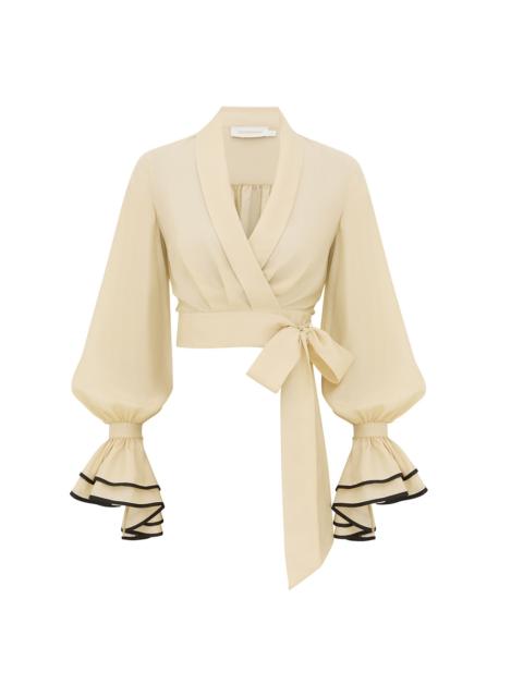Zimmermann CLASH HABOTAI SILK BLOUSE
