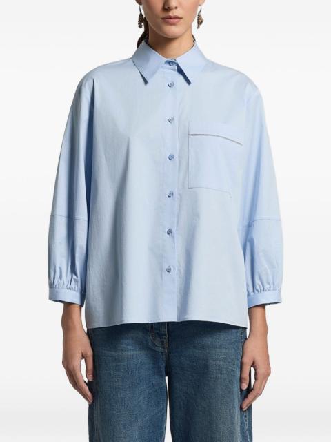 PESERICO chest-pocket collared shirt