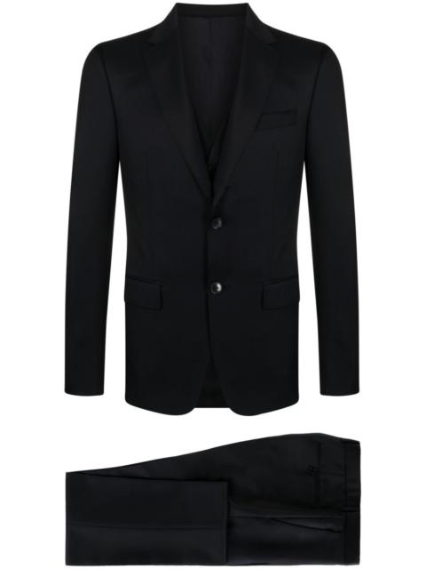 ZEGNA single-breasted wool-blend suit