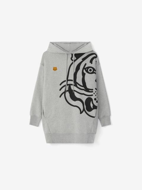 KENZO K-Tiger oversized hooded sweatshirt dress
