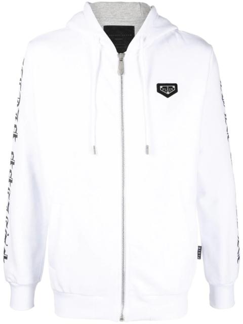 PHILIPP PLEIN skull-print hoodie sweatjacket