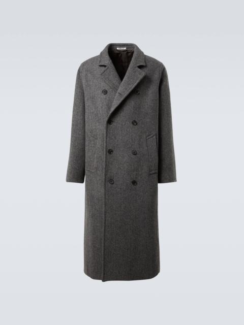 AURALEE Double-breasted wool coat