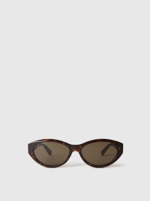 Stella McCartney Logo Oval Sunglasses