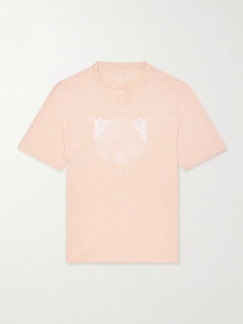 Brunello Cucinelli Logo-Print Cotton-Jersey T-Shirt