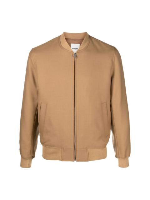 Sandro wool-blend bomber jacket