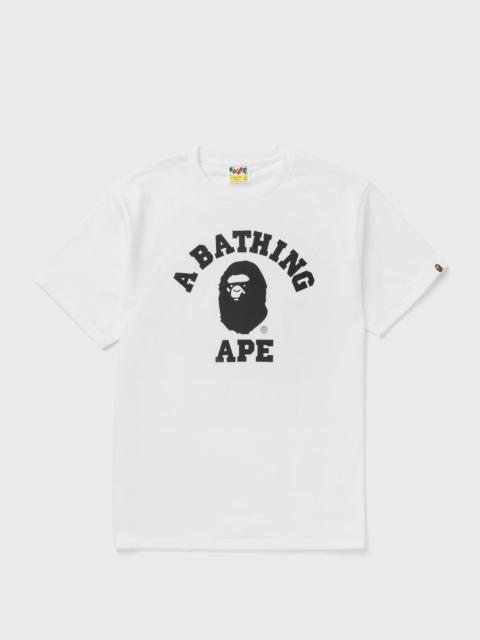 A BATHING APE® CRYSTAL STONE EYE COLLEGE TEE