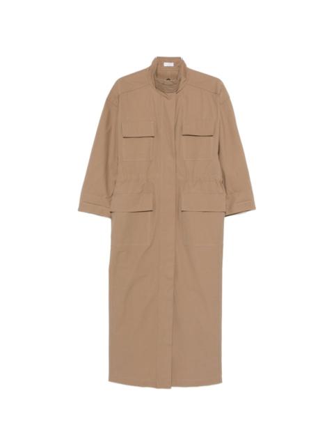 Brunello Cucinelli flap-pocket maxi dress