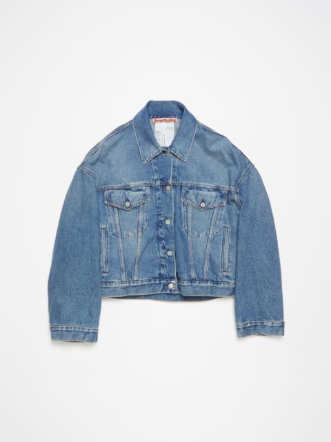 Acne Studios Denim jacket - Relaxed cropped fit - Mid Blue
