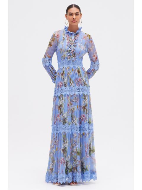 PatBO DELICATA FLUTTER MAXI DRESS