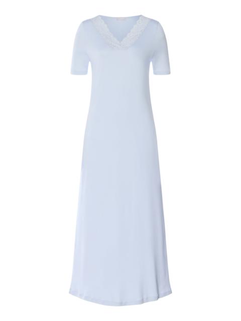 HANRO Moments Lace Trim Cotton Nightgown