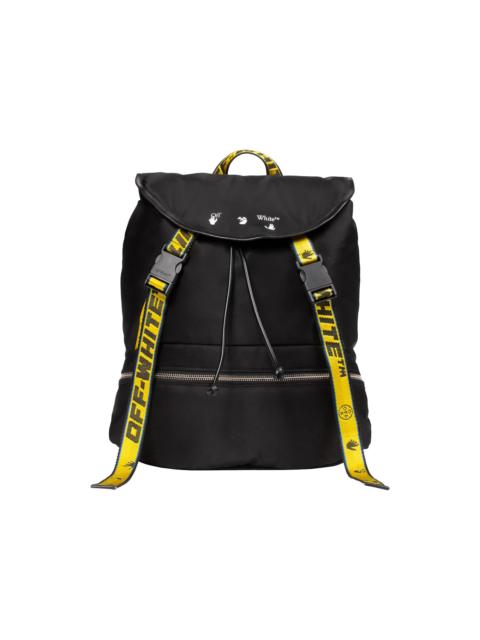 Off-White OFF-WHITE Logo Strap Backpack Black/Yellow