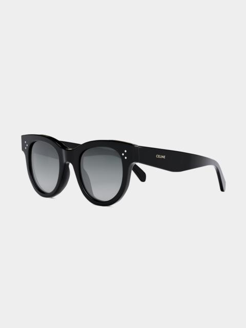 CELINE Tortoiseshell Acetate Cat-Eye Sunglasses