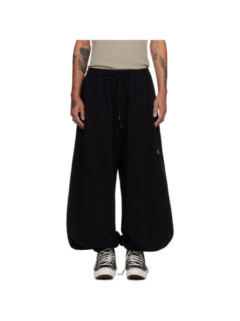 LU'U DAN Black Baggy Bontans Sweatpants