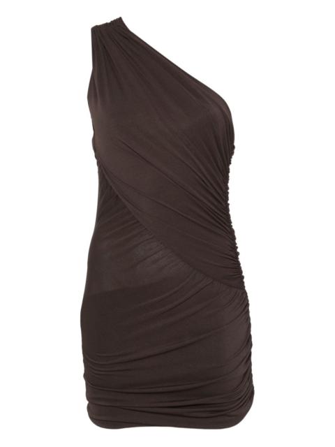 Rick Owens Lilies one-shoulder ruched dress