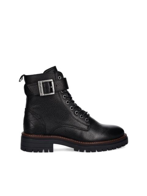 Barbour buckle lace-up boots