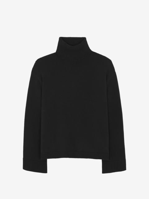 The Frankie Shop Rhea Trapeze Turtleneck - Black