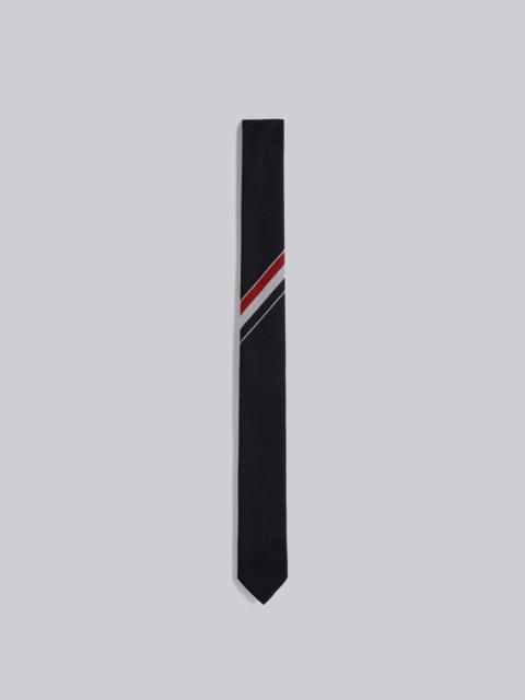 Thom Browne TWILL WOOL STRIPE TIE