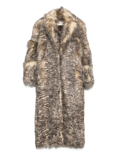 entire studios Coco tiger-print faux-fur coat