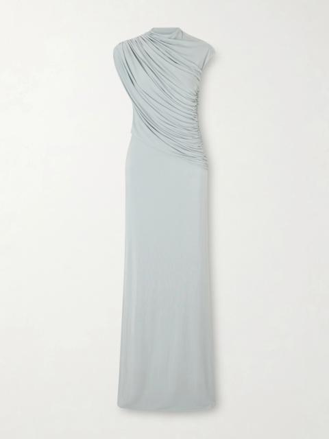 TOVE Saffron Gathered Jersey Maxi Dress