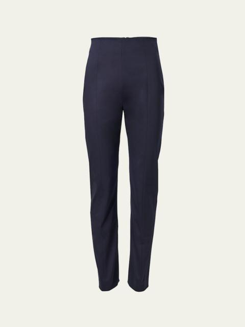 CAROLINA HERRERA Mid-Rise Slim-Leg Ankle Pants