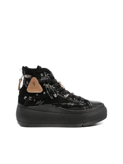 R13 Kurt platform sneakers