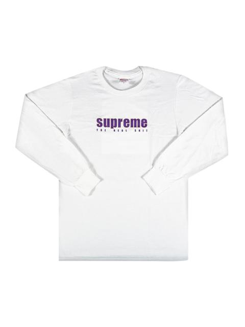 Supreme Supreme The Real Shit Long-Sleeve Tee 'White'