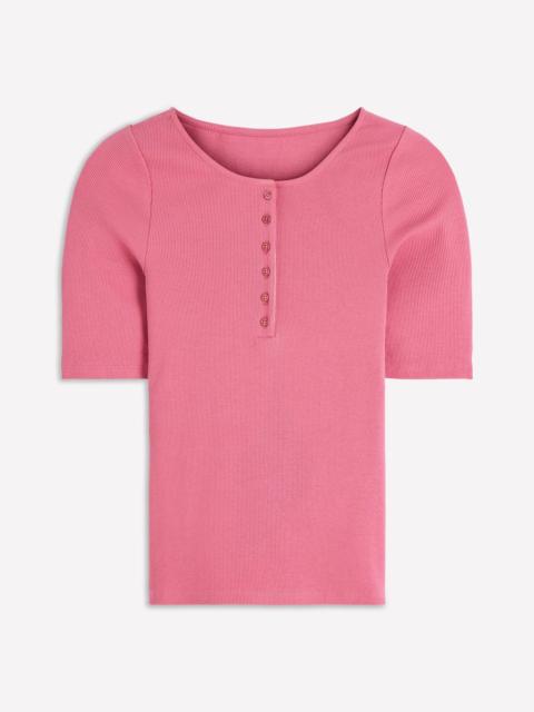 BODEN Short Sleeve Rib Henley-Malaga