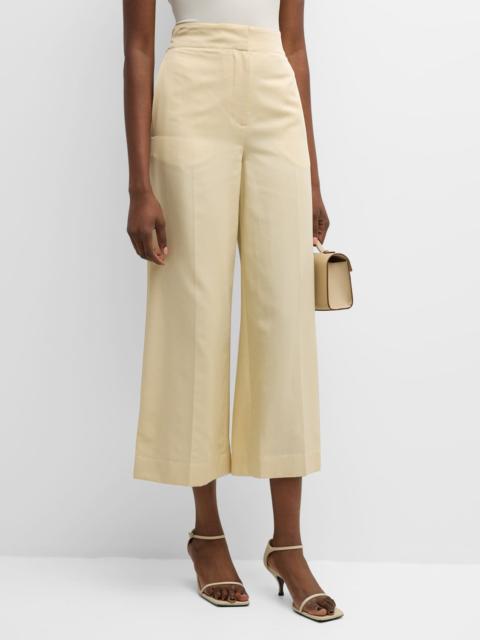 JOSEPH Thurlow High-Rise Wide-Leg Trousers