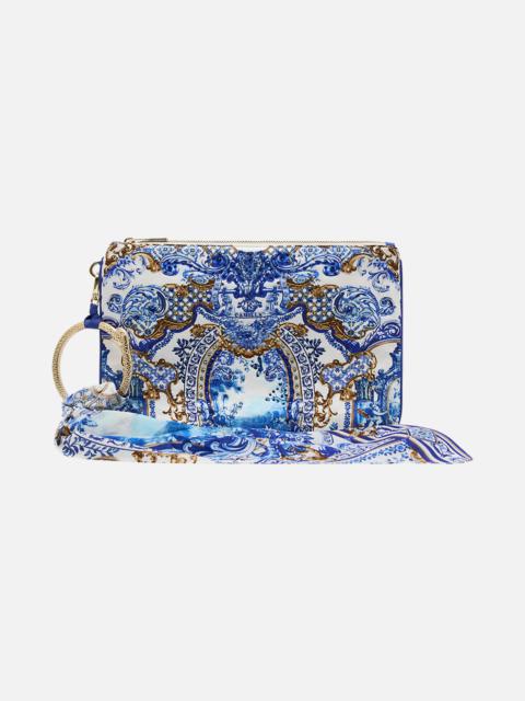 CAMILLA RING SCARF CLUTCH