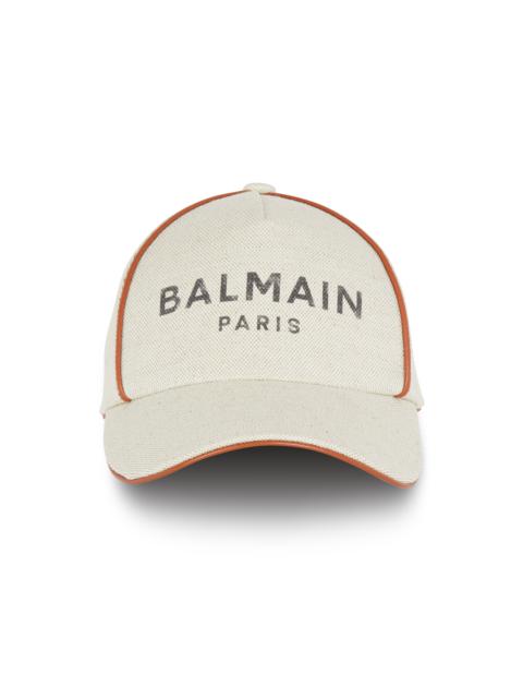 Cotton B-Army cap with Balmain logo