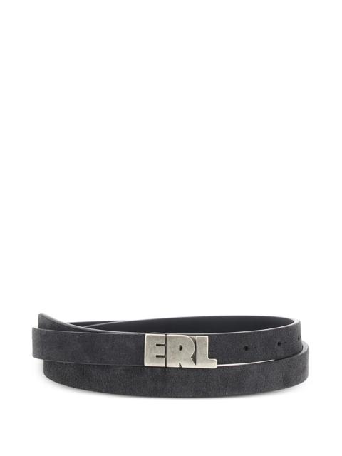 ERL Erl Logo-buckle Leather Belt