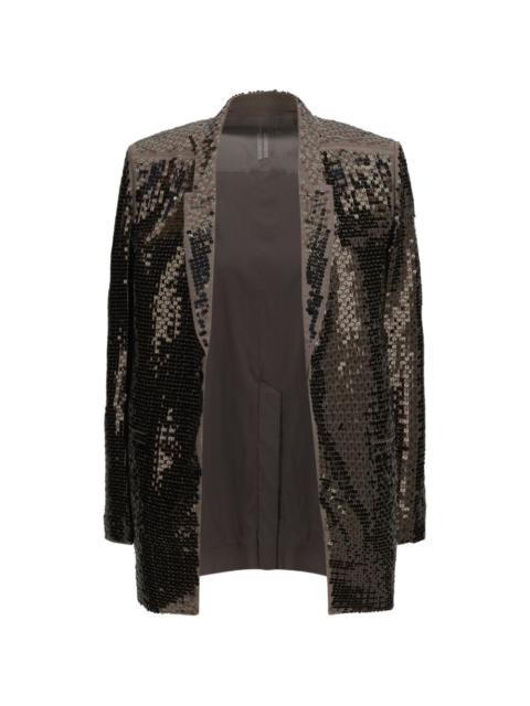 Rick Owens embroidered concordian jacket