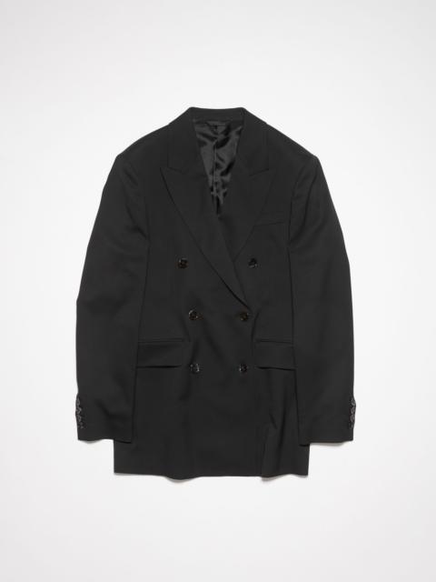 Relaxed fit suit jacket - Black