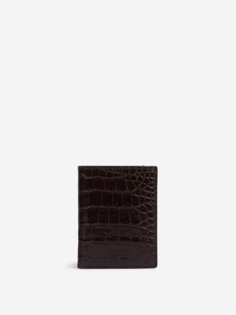 TOM FORD FOLDABLE LEATHER CARDHOLDER