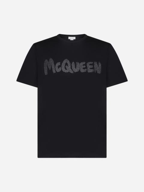 Alexander McQueen Logo cotton t-shirt